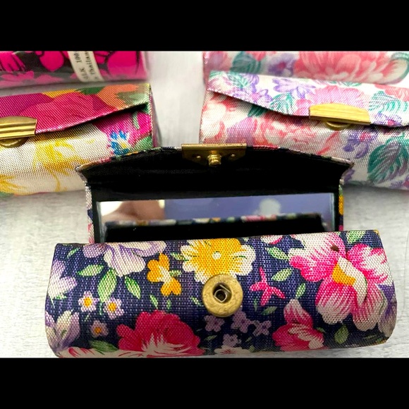 5 pcs $9 Different Designs/Colors+Print Lipstick Holder + Mirror - NWT - Picture 1 of 15